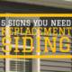signs that your home may need replacement siding