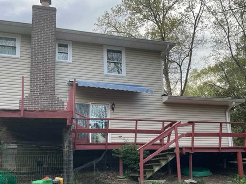 Before a deck replacement