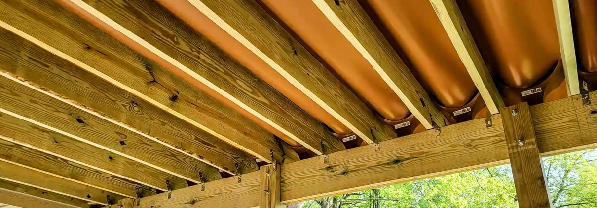 Trex RainEscape Underdecking System in Ooltewah
