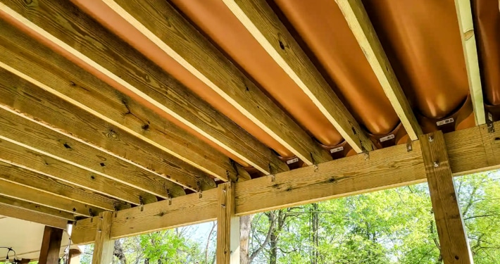 Trex RainEscape Underdecking System in Ooltewah